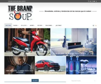 Thebrandsoup.com(El lugar donde las marcas se comunican con vos) Screenshot