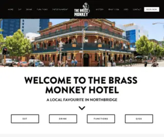 Thebrassmonkey.com.au(Brass Monkey Hotel) Screenshot