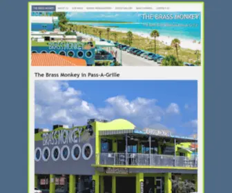 Thebrassmonkey.net(The Best Gulf Views in Pass) Screenshot