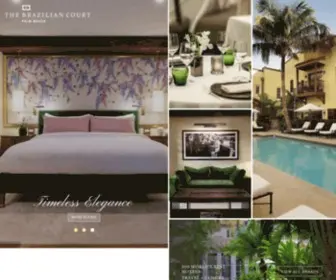 Thebraziliancourt.com(Hotels in Palm Beach) Screenshot