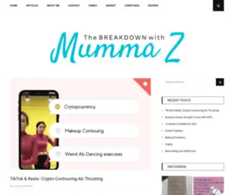 Thebreakdownwithmummaz.com(Thebreakdownwithmummaz) Screenshot