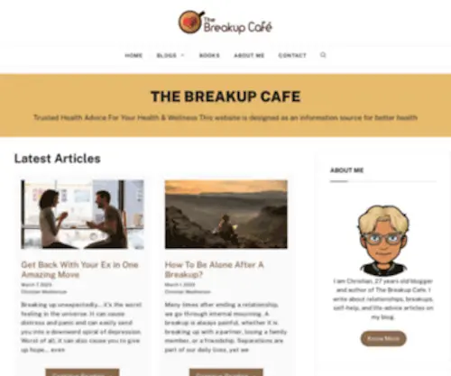Thebreakupcafe.com(Thebreakupcafe) Screenshot