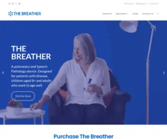 Thebreather.com.au(Respiratory Muscle Training Tool) Screenshot