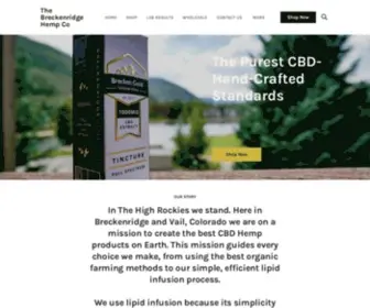 Thebreckenridgehemp.com(Voted the Best Hemp CBD Company In Summit and Eagle County) Screenshot