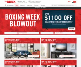 Thebrick.com(Furniture Store) Screenshot