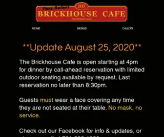 Thebrickhousededham.com(Brickhousecafe) Screenshot