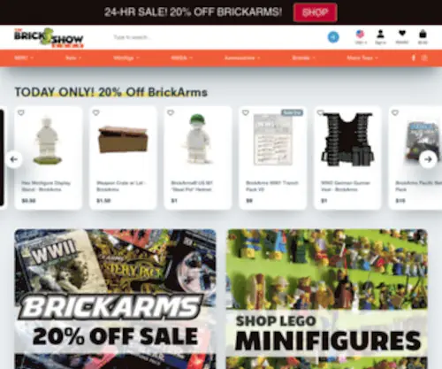 Thebrickshowshop.com(The Brick Show Shop) Screenshot