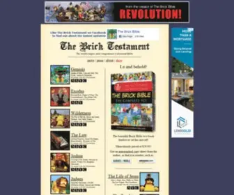 Thebricktestament.com(The Brick Bible) Screenshot