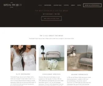 Thebridalproject.com(Miami Modern Bridal Boutique) Screenshot