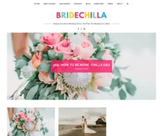 Thebridechilla.com(Bridechilla Wedding Planning) Screenshot