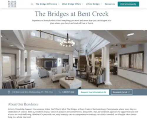 Thebridgesatbentcreek.com(Bridge Senior Living) Screenshot