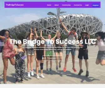 Thebridgesuccess.com(Pioneer in global education consulting) Screenshot