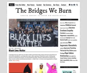 Thebridgesweburn.com(Curated content to foster new masculinities) Screenshot