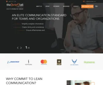 Thebrieflab.com(The BRIEF Lab) Screenshot