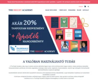 Thebrightacademy.com(Kezdőlap) Screenshot