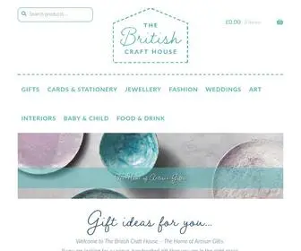 Thebritishcrafthouse.co.uk(The British Craft House Handmade Gifts by Artisan Handpicked Sellers) Screenshot