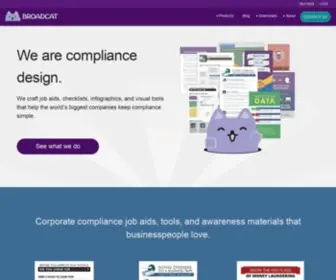 Thebroadcat.com(We Are Compliance Design) Screenshot