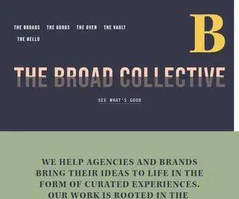 Thebroadcollective.co(The Broad Collective) Screenshot