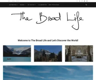 Thebroadlife.com(Explore world with TheBroadLife) Screenshot