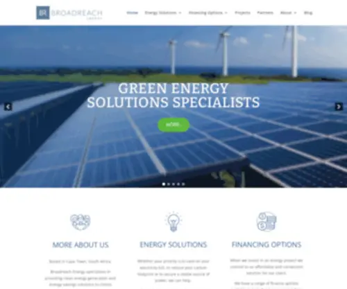 Thebroadreach.com(Renewable Energy Specialists) Screenshot