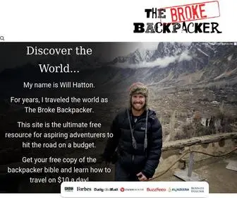 Thebrokebackpacker.com(Adventure Travel Blog) Screenshot