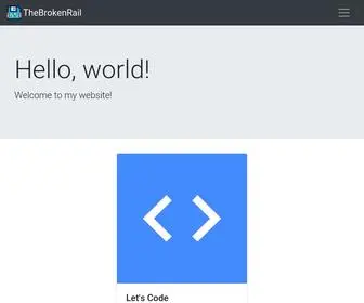 Thebrokenrail.com(TheBrokenRail) Screenshot