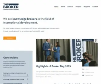 Thebrokeronline.eu(Connecting worlds of knowledge) Screenshot