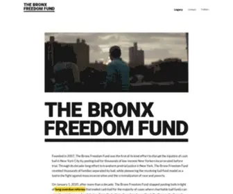 Thebronxfreedomfund.org(The Bronx Freedom Fund) Screenshot