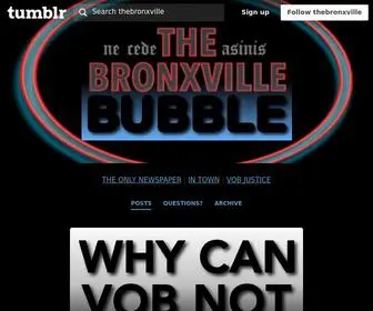 Thebronxville.com(THE ONLY NEWSPAPER) Screenshot