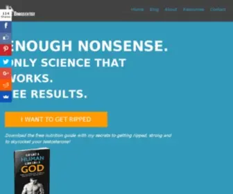 Thebroscientist.com(High-Performance Bodybuilding with Science) Screenshot