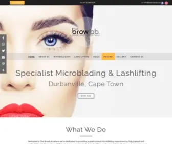 Thebrowlab.co.za(The BrowLAB) Screenshot