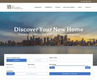 Thebrowngroup.net(Property Management and Real Estate Services in Toronto) Screenshot