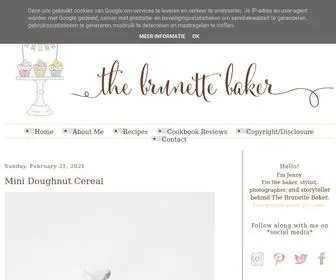 Thebrunettebaker.com(The Brunette Baker) Screenshot