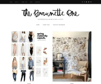 Thebrunetteone.com(Life) Screenshot