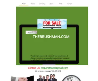 Thebrushman.com(Thebrushman) Screenshot