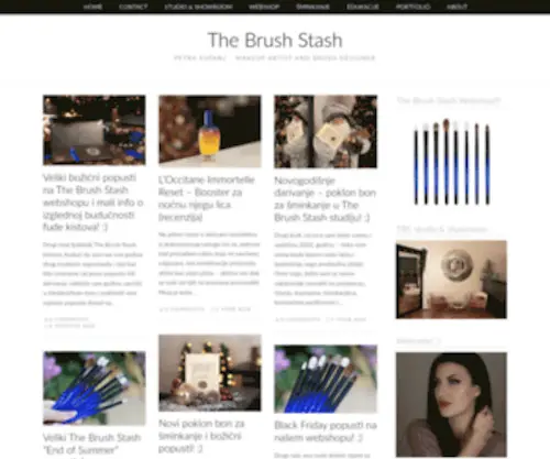 Thebrushstash.com(Petra Sušanj) Screenshot