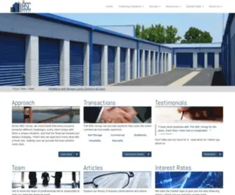 ThebscGroup.com(Commercial Real Estate Financing Advisors) Screenshot