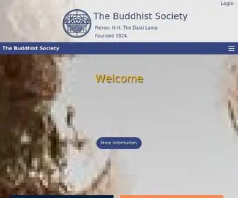 Thebuddhistsociety.org(The Buddhist Society) Screenshot