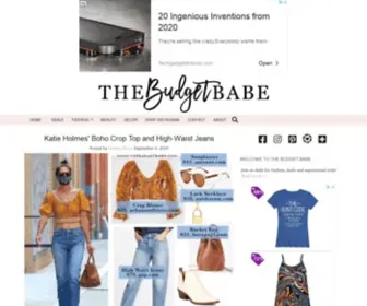 Thebudgetbabe.com(Affordable Fashion & Style Blog) Screenshot