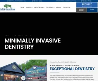 Thebuffalodentalgroup.com(Exceptional Dentist in Buffalo) Screenshot