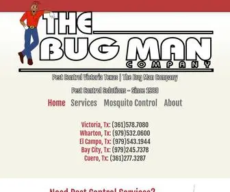 Thebugmancompany.com(The Bug Man Company) Screenshot