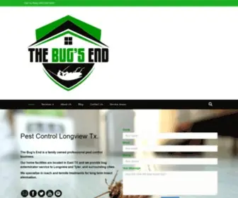 Thebugsend.com(Pest Control Longview Tx) Screenshot