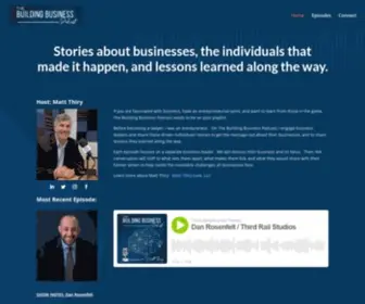 Thebuildingbusinesspodcast.com(The Building Business Podcast) Screenshot