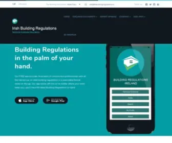 Thebuildingregulations.ie(Access Irish Building Regulations) Screenshot