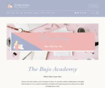 Thebujoacademy.co(Digital Planners) Screenshot