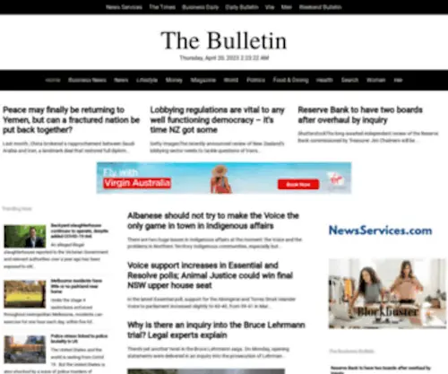 Thebulletin.net.au(Thebulletin) Screenshot