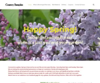 Thebumpkin.com(A charming garden center) Screenshot