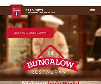 Thebungalowrestaurant.com.au(The Bungalow Restaurant) Screenshot