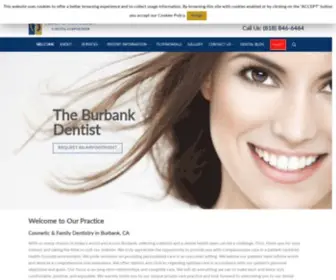 Theburbankdentist.com(Burbank Dentist) Screenshot