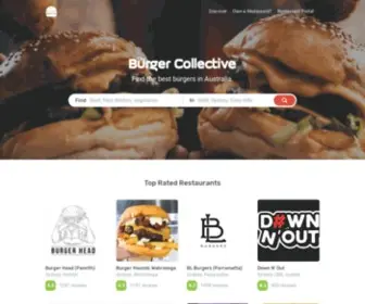 Theburgercollective.com.au(The Burger Collective) Screenshot